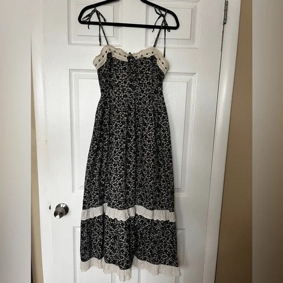 Christy Dawn Emma Dress | Daisy Black | Size S - Picture 4 of 8